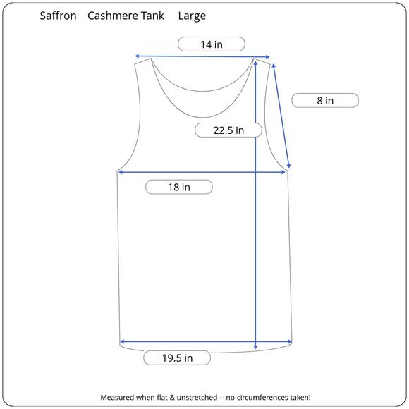 SAFFRON Cashmere Sleeveless Top Fall Sweater Vest - Red-Orange - Womens Large - Picture 4 of 4